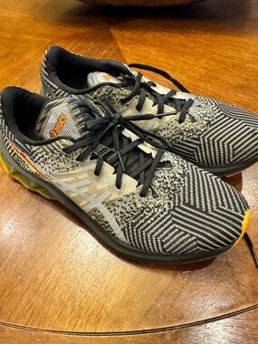 ASICS Novablast running shoes Pixel Noise Sheet Rock Size 8 1/2 Men’s Athletic